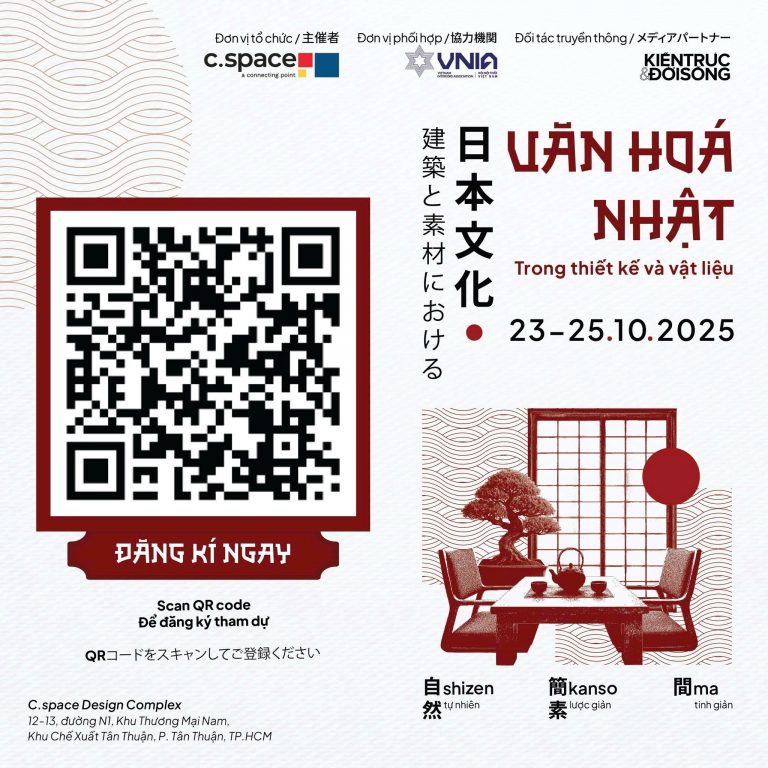 HỘI NỘI THẤT VIỆT NAM PHỐI HỢP TỔ CHỨC BUỔI TRAO ĐỔI CHUYÊN MÔN CHƯƠNG TRÌNH “VĂN HÓA NHẬT TRONG THIẾT KẾ & VẬT LIỆU 2025”