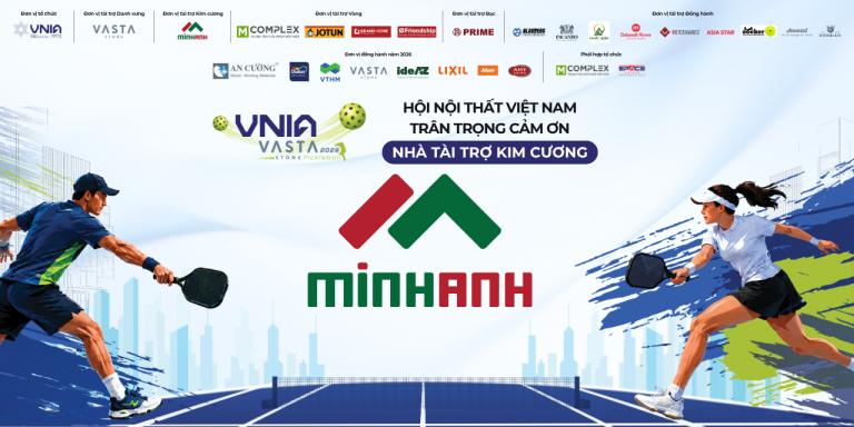 VNIA – VASTA STONE PICKLEBALL 2026 | TRI ÂN NHÀ TÀI TRỢ KIM CƯƠNG – MINH ANH GROUP