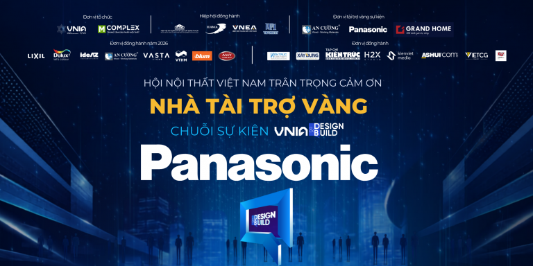  [VNIA | DESIGN&BUILD] Trân trọng cảm ơn Nhà tài trợ Vàng chuỗi sự kiện – PANASONIC VIỆT NAM